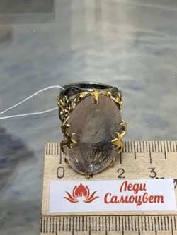 *Кольцо р.19 Топаз Володарск-Волынское АРТ 60094 (ВЕС 17,49 Г) - фото 212740