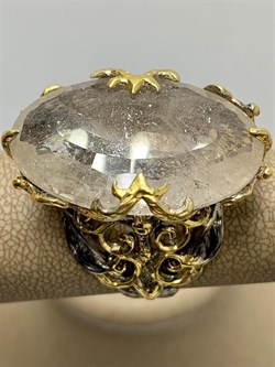 *Кольцо р.19 Топаз Володарск-Волынское АРТ 60094 (ВЕС 17,49 Г) - фото 212744