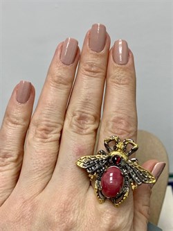 *Кольцо р.18 Мотылек Родонит Аргентина Арт 49435 Вес 13,88 г - фото 212819 *Кольцо р.18 Мотылек Родонит Аргентина Арт 49435 Вес 13,88 г - фото 212819