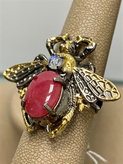 *Кольцо р.18 Мотылек Родонит Аргентина Арт 49438 Вес 13,51 г - фото 212845 *Кольцо р.18 Мотылек Родонит Аргентина Арт 49438 Вес 13,51 г - фото 212845