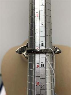 *Кольцо р.18 Мотылек Чароит Арт 49443 Вес 12,83 г - фото 212886