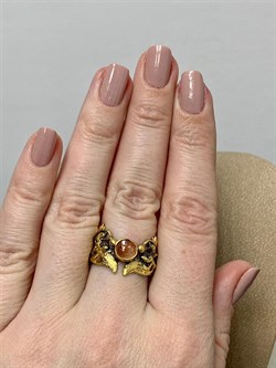 *Кольцо р.17,5 Солнечный камень Гелиолит АРТ 54045 (ВЕС  4,98 Г) - фото 212907 *Кольцо р.17,5 Солнечный камень Гелиолит АРТ 54045 (ВЕС  4,98 Г) - фото 212907