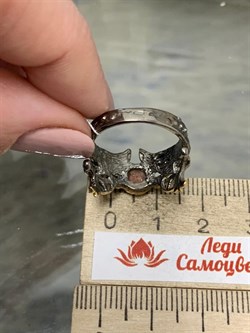 *Кольцо р.17,5 Солнечный камень Гелиолит АРТ 52977 (ВЕС 4,99 Г) - фото 212923 *Кольцо р.17,5 Солнечный камень Гелиолит АРТ 52977 (ВЕС 4,99 Г) - фото 212923