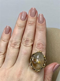 *Кольцо р.17,5 Солнечный камень Гелиолит АРТ 52777 (ВЕС 14,37 Г) - фото 212940 *Кольцо р.17,5 Солнечный камень Гелиолит АРТ 52777 (ВЕС 14,37 Г) - фото 212940