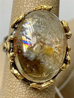 *Кольцо р.17,5 Солнечный камень Гелиолит АРТ 52777 (ВЕС 14,37 Г) - фото 212942 *Кольцо р.17,5 Солнечный камень Гелиолит АРТ 52777 (ВЕС 14,37 Г) - фото 212942