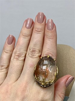 *Кольцо р.17,5 Солнечный камень Гелиолит АРТ 56936 (ВЕС 21,05 Г) - фото 212975 *Кольцо р.17,5 Солнечный камень Гелиолит АРТ 56936 (ВЕС 21,05 Г) - фото 212975