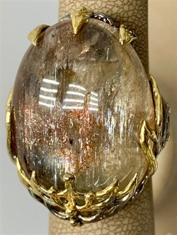 *Кольцо р.17,5 Солнечный камень Гелиолит АРТ 56936 (ВЕС 21,05 Г) - фото 212977 *Кольцо р.17,5 Солнечный камень Гелиолит АРТ 56936 (ВЕС 21,05 Г) - фото 212977