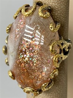 *Кольцо р.18 Солнечный камень Гелиолит АРТ 52997 (ВЕС 28,73 Г) - фото 212993 *Кольцо р.18 Солнечный камень Гелиолит АРТ 52997 (ВЕС 28,73 Г) - фото 212993