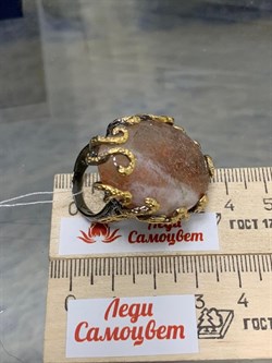 *Кольцо р.18 Солнечный камень Гелиолит АРТ 52997 (ВЕС 28,73 Г) - фото 212999 *Кольцо р.18 Солнечный камень Гелиолит АРТ 52997 (ВЕС 28,73 Г) - фото 212999