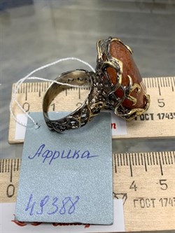 *Кольцо р.19,5 Солнечный Камень Гелиолит Африка АРТ 49388 (ВЕС 22,54 Г) - фото 213007 *Кольцо р.19,5 Солнечный Камень Гелиолит Африка АРТ 49388 (ВЕС 22,54 Г) - фото 213007