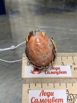 *Кольцо р.19 Солнечный камень Гелиолит АРТ 41096 ВЕС 25,17 Г - фото 213031 *Кольцо р.19 Солнечный камень Гелиолит АРТ 41096 ВЕС 25,17 Г - фото 213031