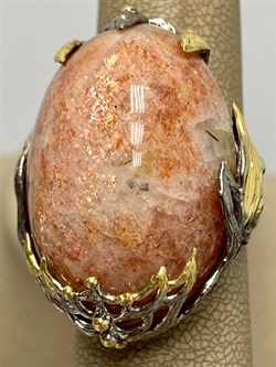 *Кольцо р.19 Солнечный камень Гелиолит АРТ 41096 ВЕС 25,17 Г - фото 213033 *Кольцо р.19 Солнечный камень Гелиолит АРТ 41096 ВЕС 25,17 Г - фото 213033