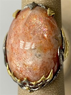 *Кольцо р.19 Солнечный камень Гелиолит АРТ 41096 ВЕС 25,17 Г - фото 213034 *Кольцо р.19 Солнечный камень Гелиолит АРТ 41096 ВЕС 25,17 Г - фото 213034