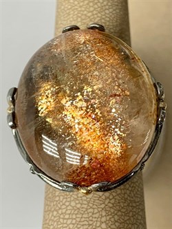 *Кольцо р.19,5 Солнечный камень Гелиолит АРТ 62904 (ВЕС 24,07 Г) - фото 213056 *Кольцо р.19,5 Солнечный камень Гелиолит АРТ 62904 (ВЕС 24,07 Г) - фото 213056