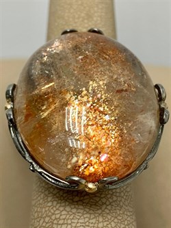 *Кольцо р.19,5 Солнечный камень Гелиолит АРТ 62904 (ВЕС 24,07 Г) - фото 213065 *Кольцо р.19,5 Солнечный камень Гелиолит АРТ 62904 (ВЕС 24,07 Г) - фото 213065