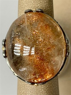 *Кольцо р.19,5 Солнечный камень Гелиолит АРТ 62904 (ВЕС 24,07 Г) - фото 213066 *Кольцо р.19,5 Солнечный камень Гелиолит АРТ 62904 (ВЕС 24,07 Г) - фото 213066