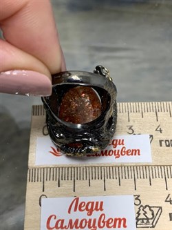 *Кольцо р.19 Солнечный камень Гелиолит АРТ 47112 (ВЕС 25,28 Г) - фото 213075 *Кольцо р.19 Солнечный камень Гелиолит АРТ 47112 (ВЕС 25,28 Г) - фото 213075