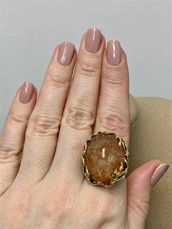 *Кольцо р.17,5 Солнечный камень Гелиолит АРТ 49024 (ВЕС 13,68 Г) - фото 213084 *Кольцо р.17,5 Солнечный камень Гелиолит АРТ 49024 (ВЕС 13,68 Г) - фото 213084