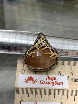 *Кольцо р.17,5 Солнечный камень Гелиолит АРТ 49024 (ВЕС 13,68 Г) - фото 213088 *Кольцо р.17,5 Солнечный камень Гелиолит АРТ 49024 (ВЕС 13,68 Г) - фото 213088