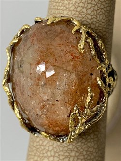 *Кольцо р.17,5 Солнечный камень Гелиолит АРТ 49024 (ВЕС 13,68 Г) - фото 213091 *Кольцо р.17,5 Солнечный камень Гелиолит АРТ 49024 (ВЕС 13,68 Г) - фото 213091