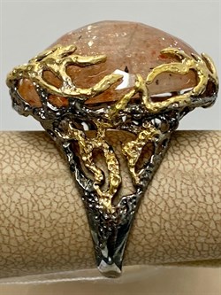 *Кольцо р.17,5 Солнечный камень Гелиолит АРТ 49024 (ВЕС 13,68 Г) - фото 213092 *Кольцо р.17,5 Солнечный камень Гелиолит АРТ 49024 (ВЕС 13,68 Г) - фото 213092