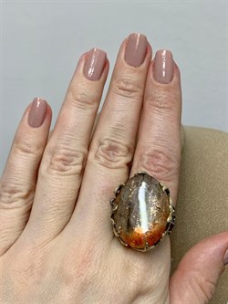 *Кольцо р.18,5 Солнечный камень Гелиолит АРТ 47111 (ВЕС 19,96 Г) - фото 213101 *Кольцо р.18,5 Солнечный камень Гелиолит АРТ 47111 (ВЕС 19,96 Г) - фото 213101