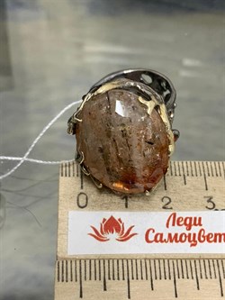 *Кольцо р.18,5 Солнечный камень Гелиолит АРТ 47111 (ВЕС 19,96 Г) - фото 213105 *Кольцо р.18,5 Солнечный камень Гелиолит АРТ 47111 (ВЕС 19,96 Г) - фото 213105