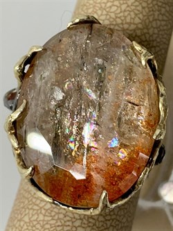 *Кольцо р.18,5 Солнечный камень Гелиолит АРТ 47111 (ВЕС 19,96 Г) - фото 213107 *Кольцо р.18,5 Солнечный камень Гелиолит АРТ 47111 (ВЕС 19,96 Г) - фото 213107
