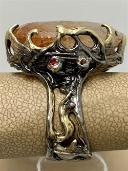 *Кольцо р.18,5 Солнечный камень Гелиолит АРТ 47111 (ВЕС 19,96 Г) - фото 213108 *Кольцо р.18,5 Солнечный камень Гелиолит АРТ 47111 (ВЕС 19,96 Г) - фото 213108