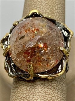 *Кольцо р.18 Солнечный камень Гелиолит АРТ 53383 (ВЕС 12,78 Г) - фото 213120 *Кольцо р.18 Солнечный камень Гелиолит АРТ 53383 (ВЕС 12,78 Г) - фото 213120