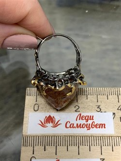 *Кольцо р.18 Солнечный камень Гелиолит АРТ 53383 (ВЕС 12,78 Г) - фото 213122 *Кольцо р.18 Солнечный камень Гелиолит АРТ 53383 (ВЕС 12,78 Г) - фото 213122