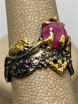 *Кольцо р.18 Турмалин Малханское  Месторождение АРТ 52778 (ВЕС 6,04 Г) - фото 213176 *Кольцо р.18 Турмалин Малханское  Месторождение АРТ 52778 (ВЕС 6,04 Г) - фото 213176