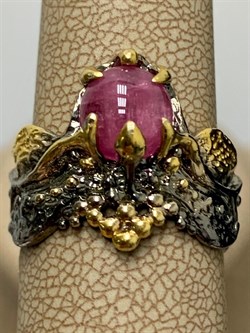 *Кольцо р.18 Турмалин Малханское  Месторождение АРТ 52778 (ВЕС 6,04 Г) - фото 213182 *Кольцо р.18 Турмалин Малханское  Месторождение АРТ 52778 (ВЕС 6,04 Г) - фото 213182