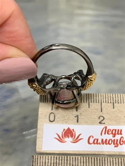 *Кольцо р.18 Турмалин Малханское  Месторождение  АРТ 54034 (ВЕС  6,74 Г) - фото 213189