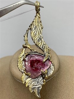 *Подвеска Турмалин Малханское Месторождение АРТ 62878 (ВЕС 14,94 Г) - фото 213377