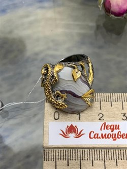 *Кольцо р.18 Агат АРТ 64296 (ВЕС 14,31 Г) - фото 213456 *Кольцо р.18 Агат АРТ 64296 (ВЕС 14,31 Г) - фото 213456