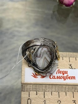 *Кольцо р.18 Агат АРТ 64296 (ВЕС 14,31 Г) - фото 213458 *Кольцо р.18 Агат АРТ 64296 (ВЕС 14,31 Г) - фото 213458