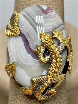 *Кольцо р.18 Агат АРТ 64296 (ВЕС 14,31 Г) - фото 213460 *Кольцо р.18 Агат АРТ 64296 (ВЕС 14,31 Г) - фото 213460