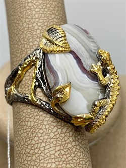 *Кольцо р.18 Агат АРТ 64296 (ВЕС 14,31 Г) - фото 213462 *Кольцо р.18 Агат АРТ 64296 (ВЕС 14,31 Г) - фото 213462