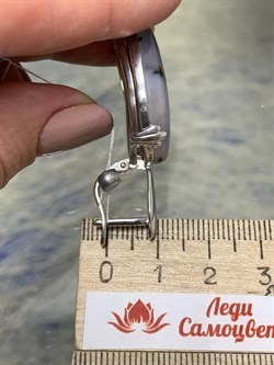 *Серьги Агат Моховой АРТ 73-984 (ВЕС 18,01 Г) - фото 213514 *Серьги Агат Моховой АРТ 73-984 (ВЕС 18,01 Г) - фото 213514