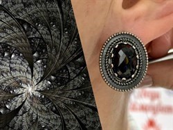 *Серьги Черная Шпинель Шри-Ланка АРТ 139-399 ВЕС 14,68 Г - фото 213539 *Серьги Черная Шпинель Шри-Ланка АРТ 139-399 ВЕС 14,68 Г - фото 213539