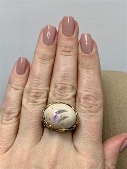 *Кольцо р.16,5 Опал Мексика АРТ 53511 (ВЕС 11,91 Г) - фото 213558