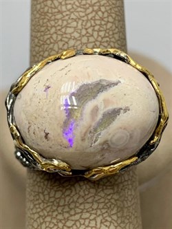 *Кольцо р.16,5 Опал Мексика АРТ 53511 (ВЕС 11,91 Г) - фото 213560