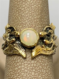 *Кольцо р.18,5 Опал Эфиопия АРТ 53366-10 (ВЕС 5,11 Г) - фото 213735