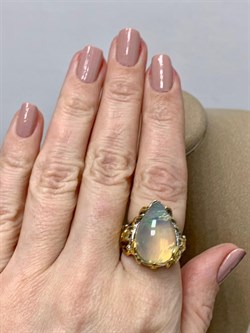 *Кольцо р.17,5 Опал Эфиопия АРТ 47525 (ВЕС 13,62 Г) - фото 213844