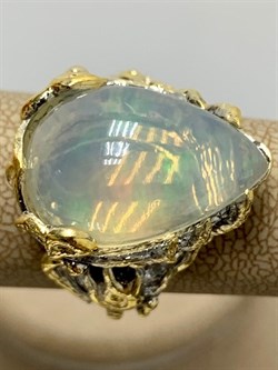 *Кольцо р.17,5 Опал Эфиопия АРТ 47525 (ВЕС 13,62 Г) - фото 213847