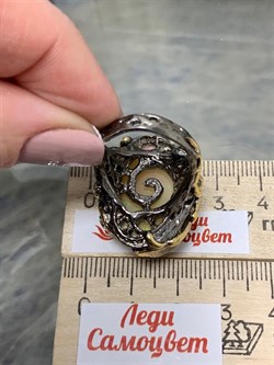 *Кольцо р.17,5 Опал Эфиопия АРТ 47543 (ВЕС 21,95 Г) - фото 213860