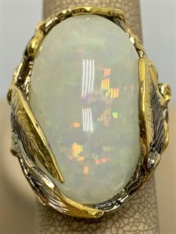 *Кольцо р.17,5 Опал Эфиопия АРТ 47555 (ВЕС 21,23 Г) - фото 213868