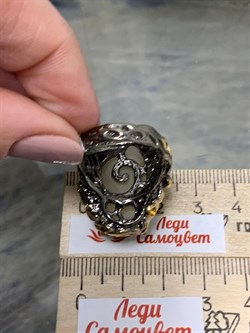 *Кольцо р.17,5 Опал Эфиопия АРТ 47555 (ВЕС 21,23 Г) - фото 213871