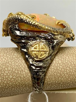 *Кольцо р.17,5 Опал Эфиопия АРТ 49036 (ВЕС 23,86 Г) - фото 213888